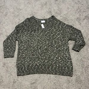 NWT Olive and Cream colored Old Navy Pullover Tunic